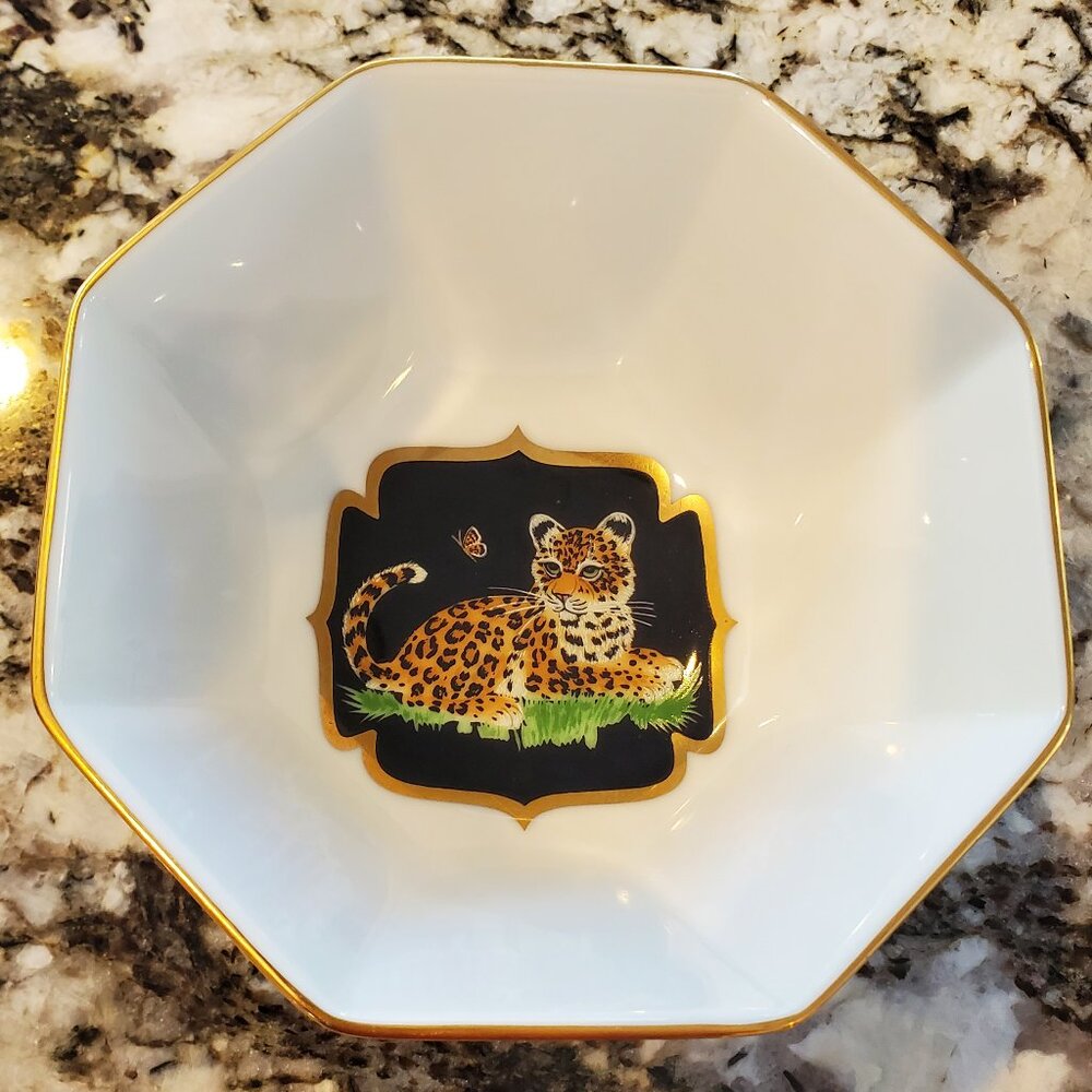 Lynn Chase - 'Jaguar Jungle' Series - 5" Vegetable Bowl